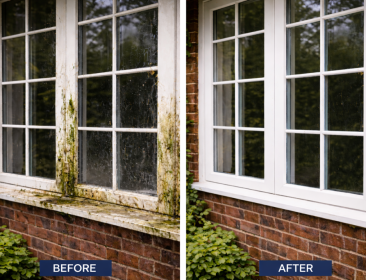 Crystal-clear window cleaning for homes and businesses, leaving glass, frames and sills spotless every visit.